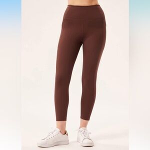 Girlfriend Collective High Rise Yoga Leggings- Brown- Women Sz XS